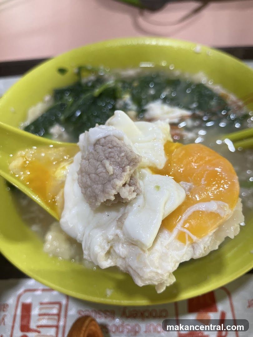 Poached Egg and Pork Soup
