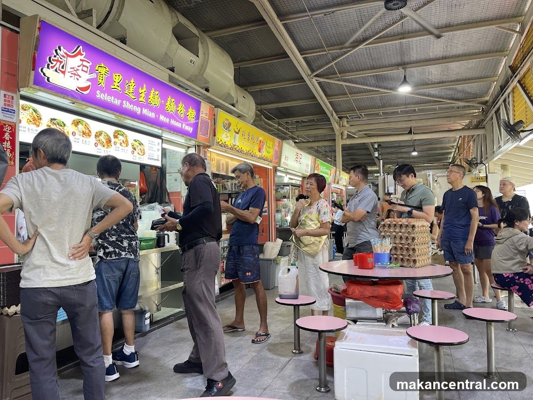Food Stall with Customers