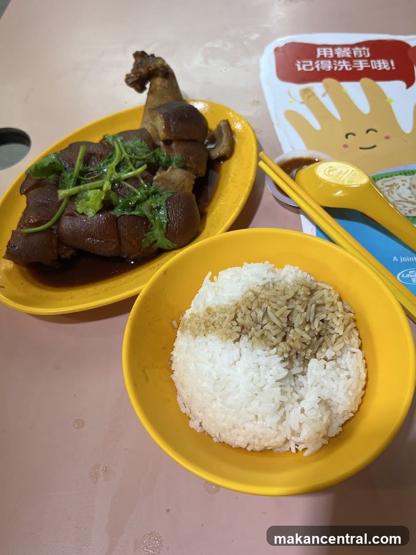 Braised Pork Trotters with Rice