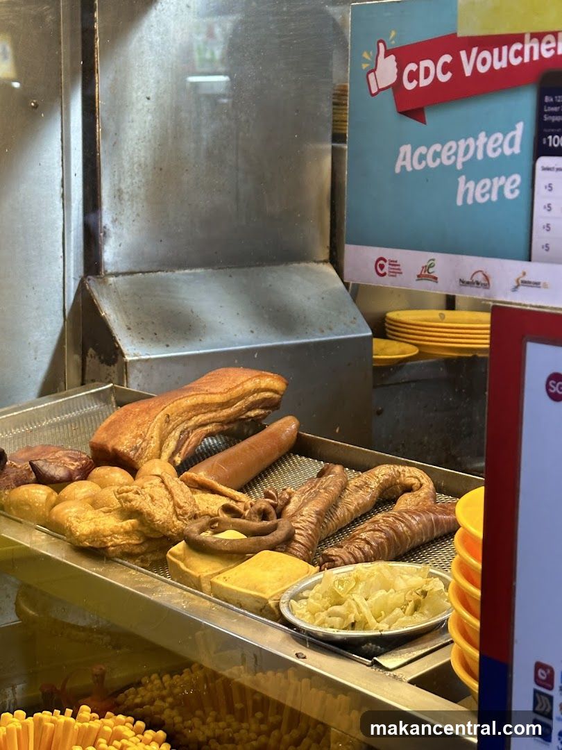 Food stall display