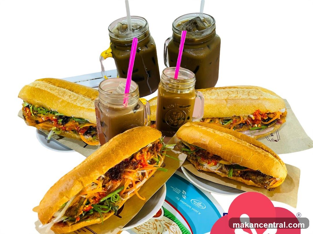 Sandwiches and Iced Coffee