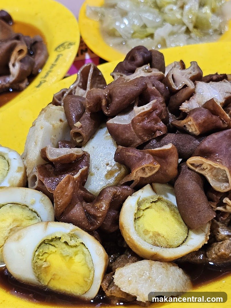 Braised Pork Intestines and Eggs