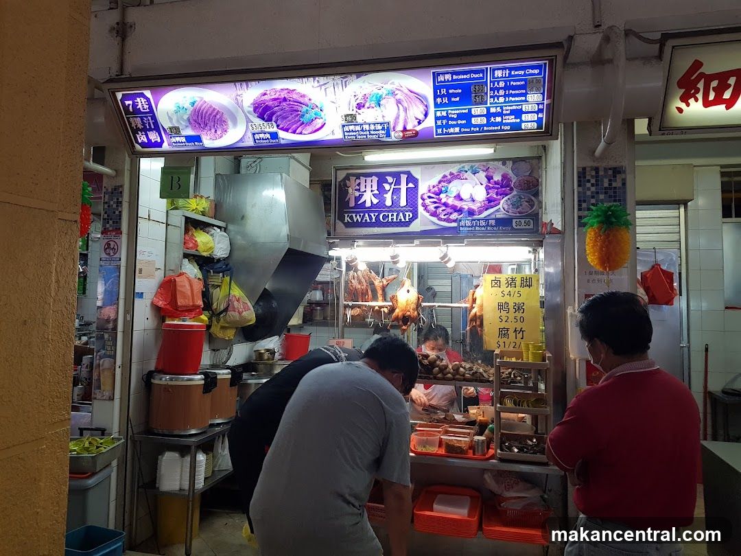 Food Stall with Roasted Meats
