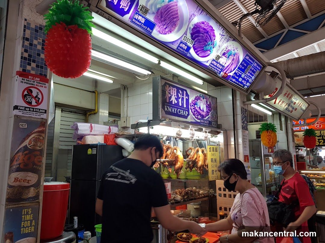 Food Stall with Roasted Ducks