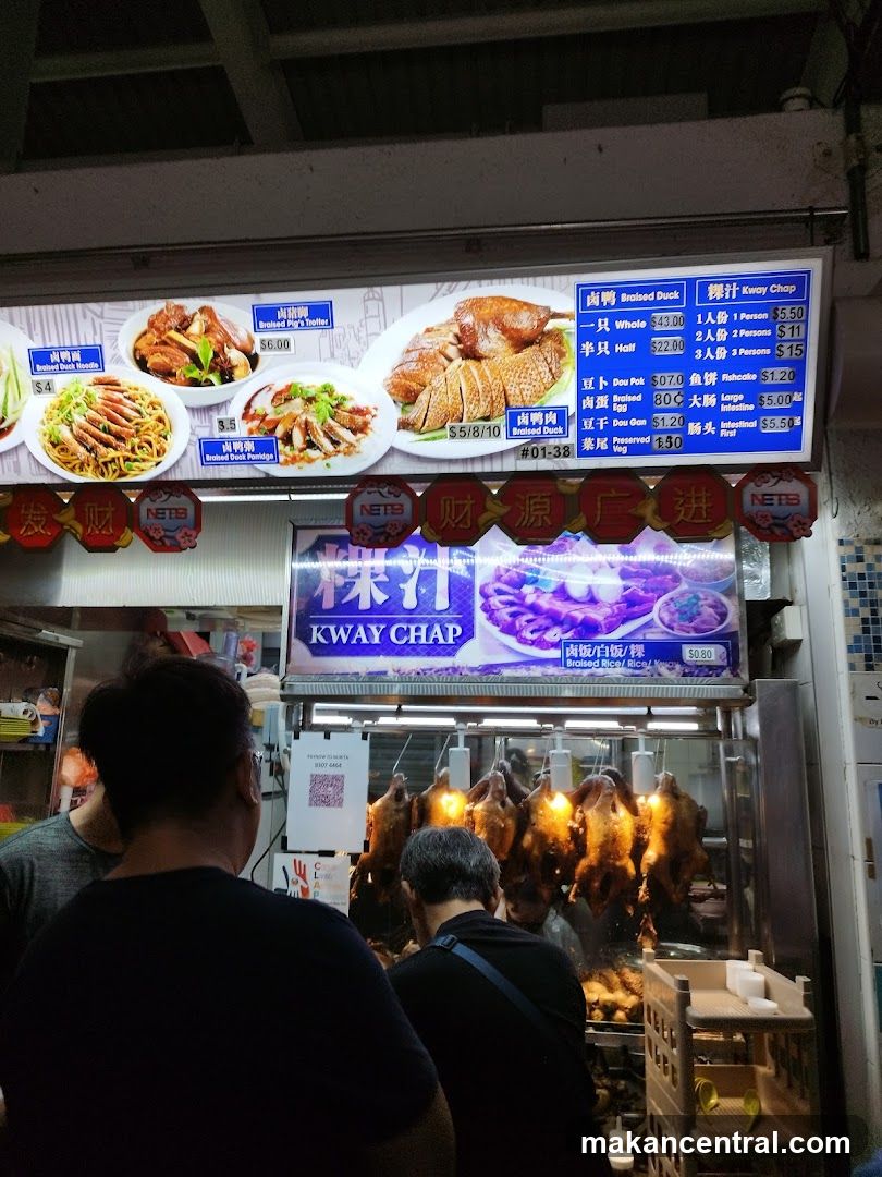 Kway Chap and Braised Duck Menu