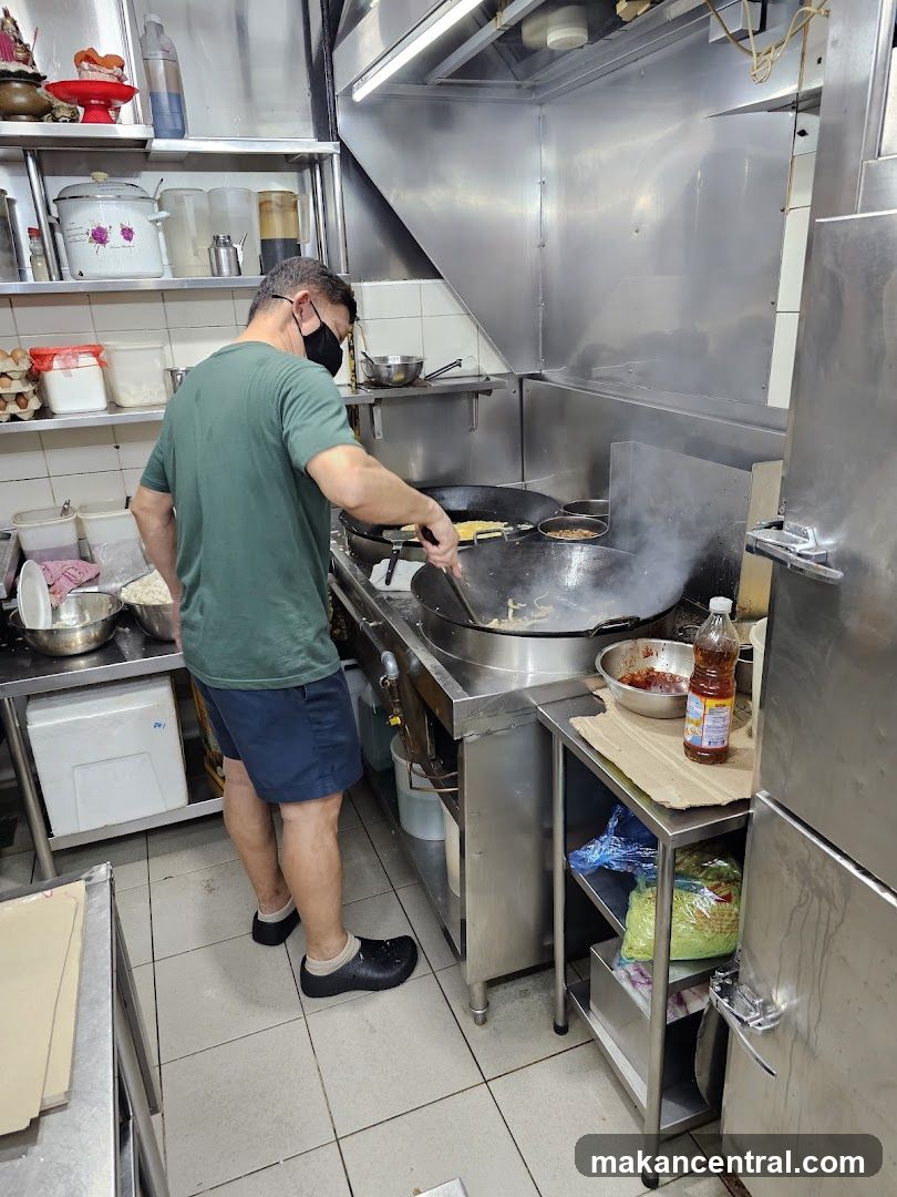 Chef cooking in a commercial kitchen