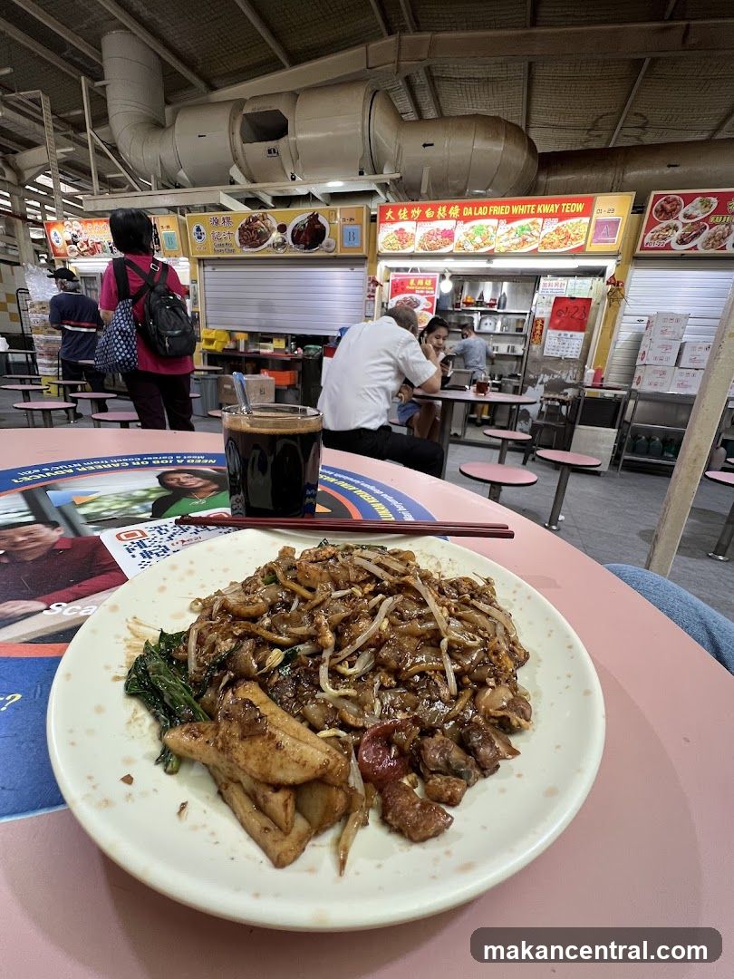 Fried Kway Teow at a Food Stall