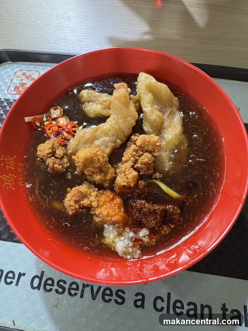 Fried Chicken Noodle Soup