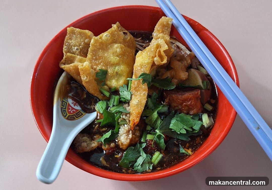 Noodle Soup with Wontons