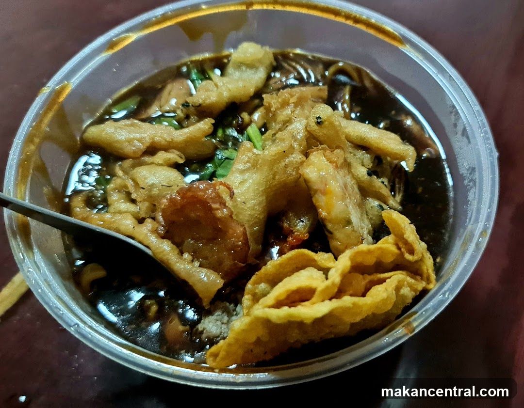Noodle Soup with Fried Toppings