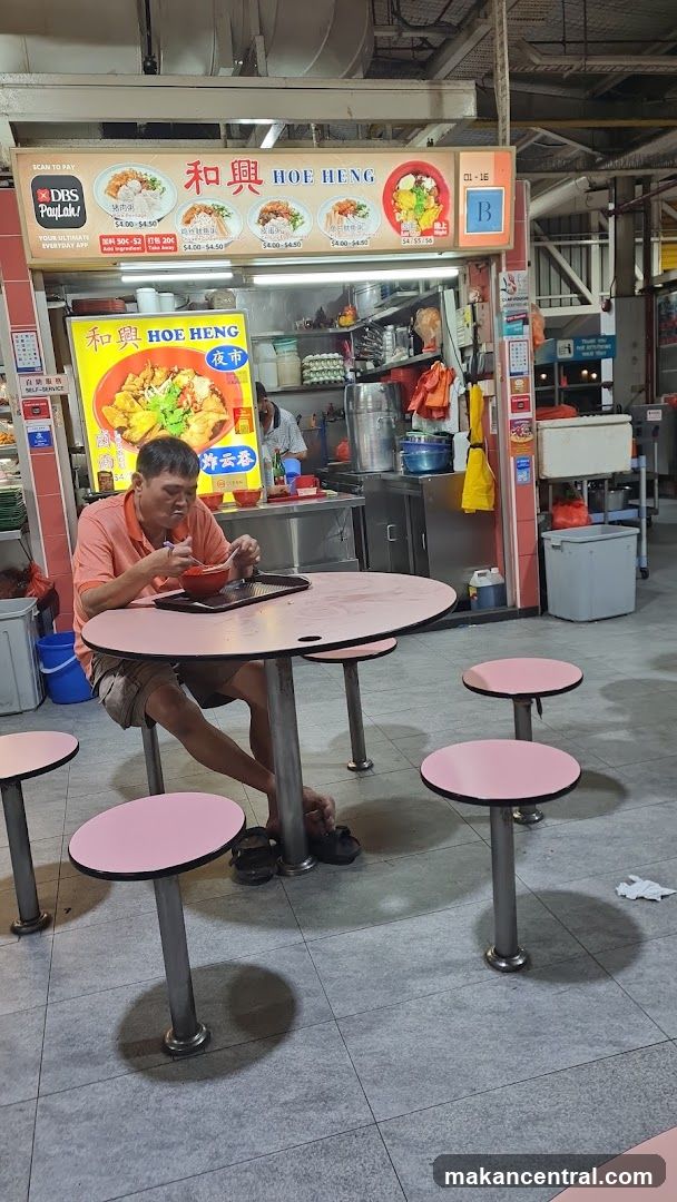 Food Stall with Customer