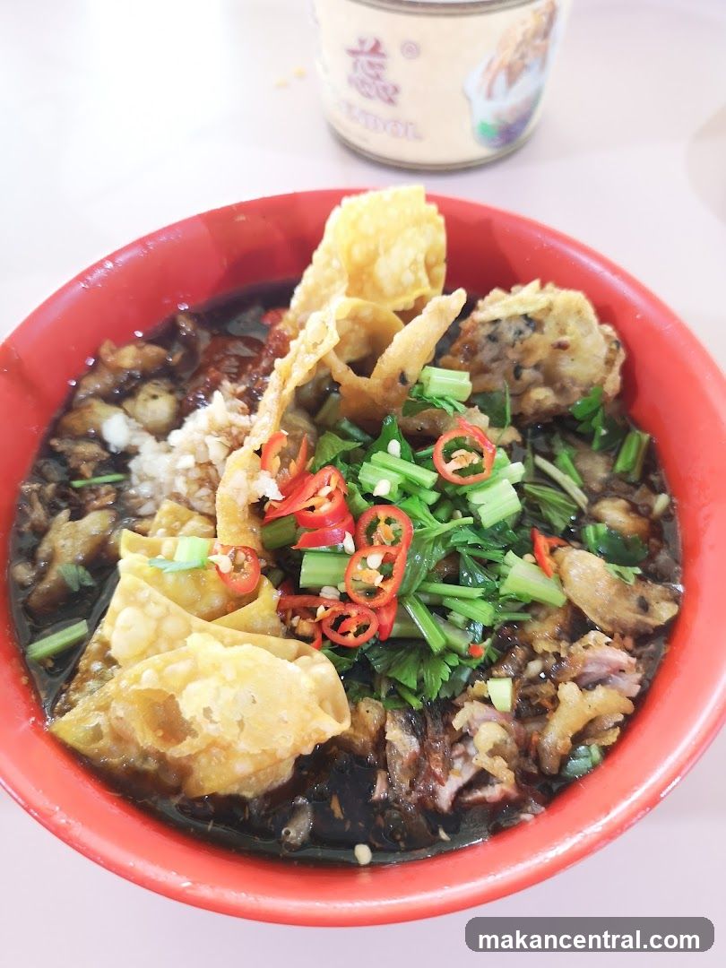 Noodle Dish with Toppings