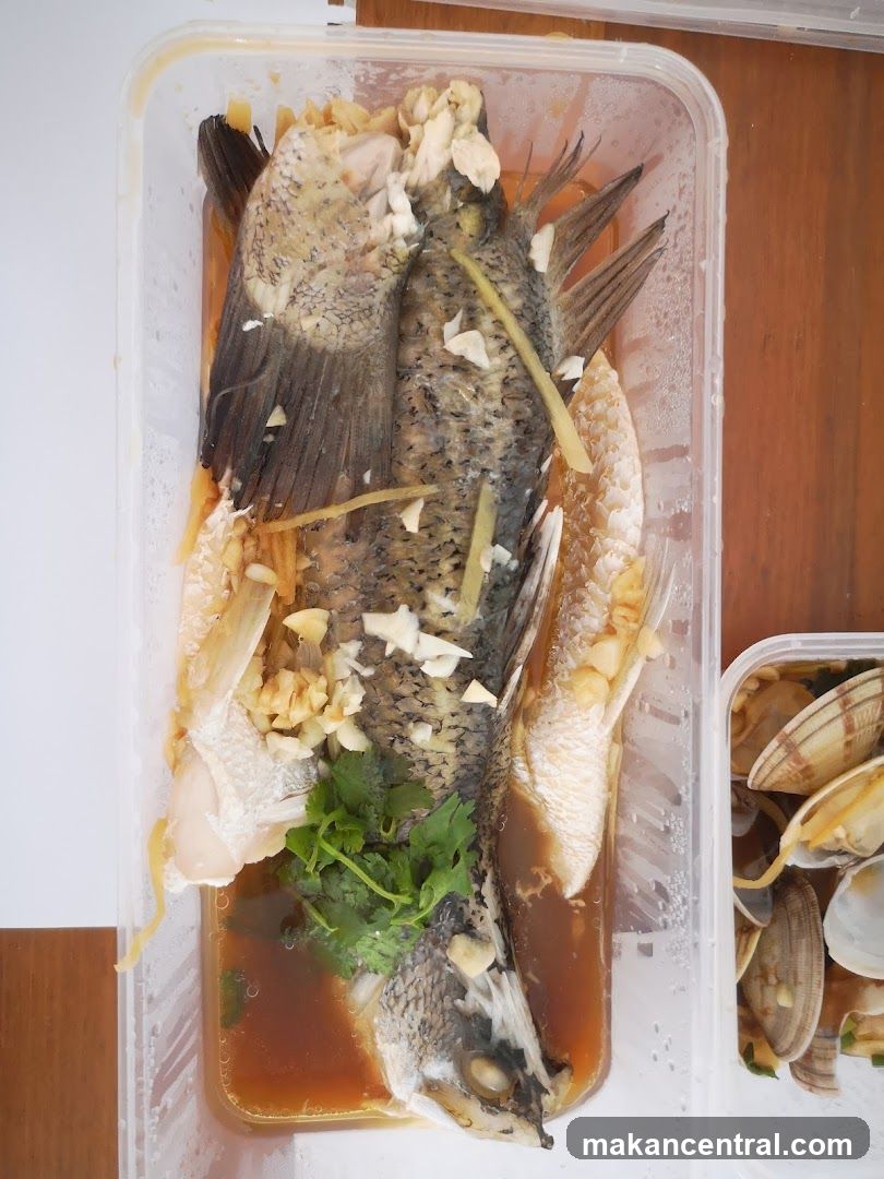 Steamed Fish and Clams