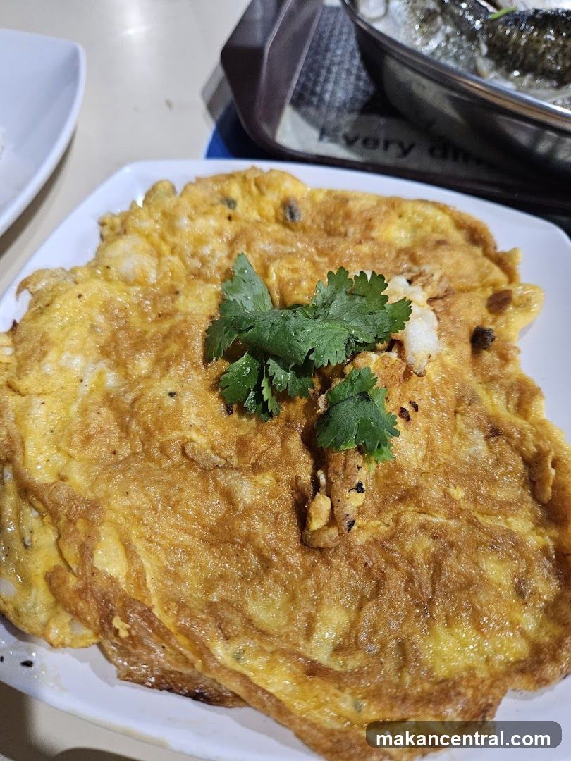 Omelette with Cilantro
