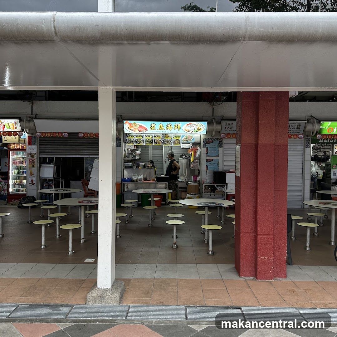 Food Stall with Seating Area