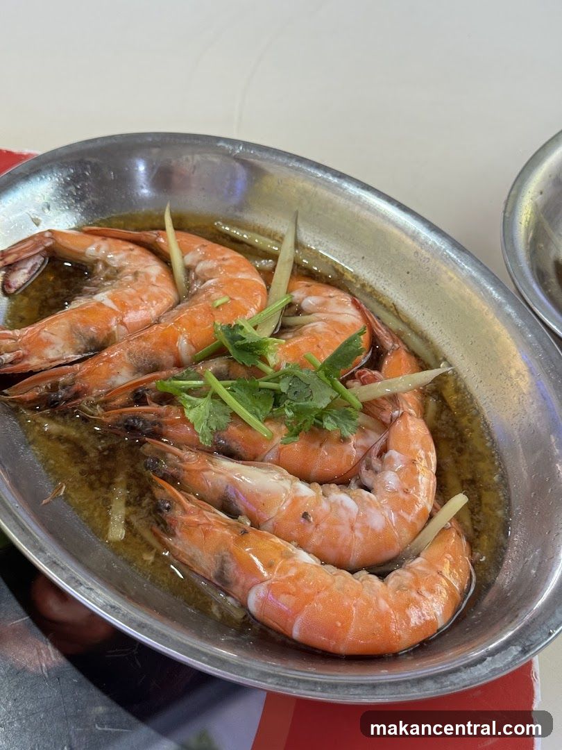 Steamed Prawns