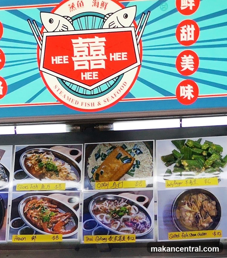 Steamed Fish & Seafood Menu
