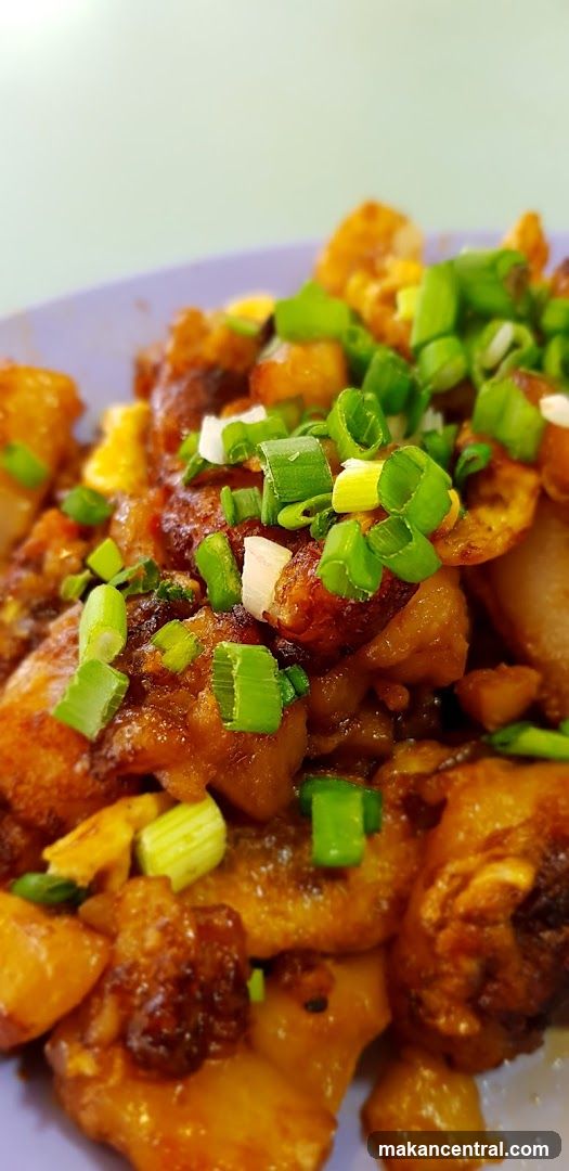 Fried Turnip Cake with Scallions