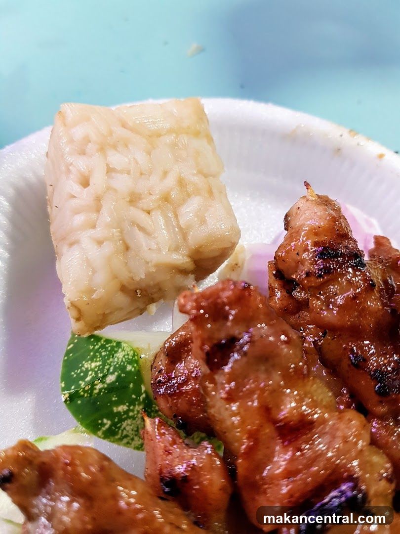 Grilled Meat Skewers with Sticky Rice