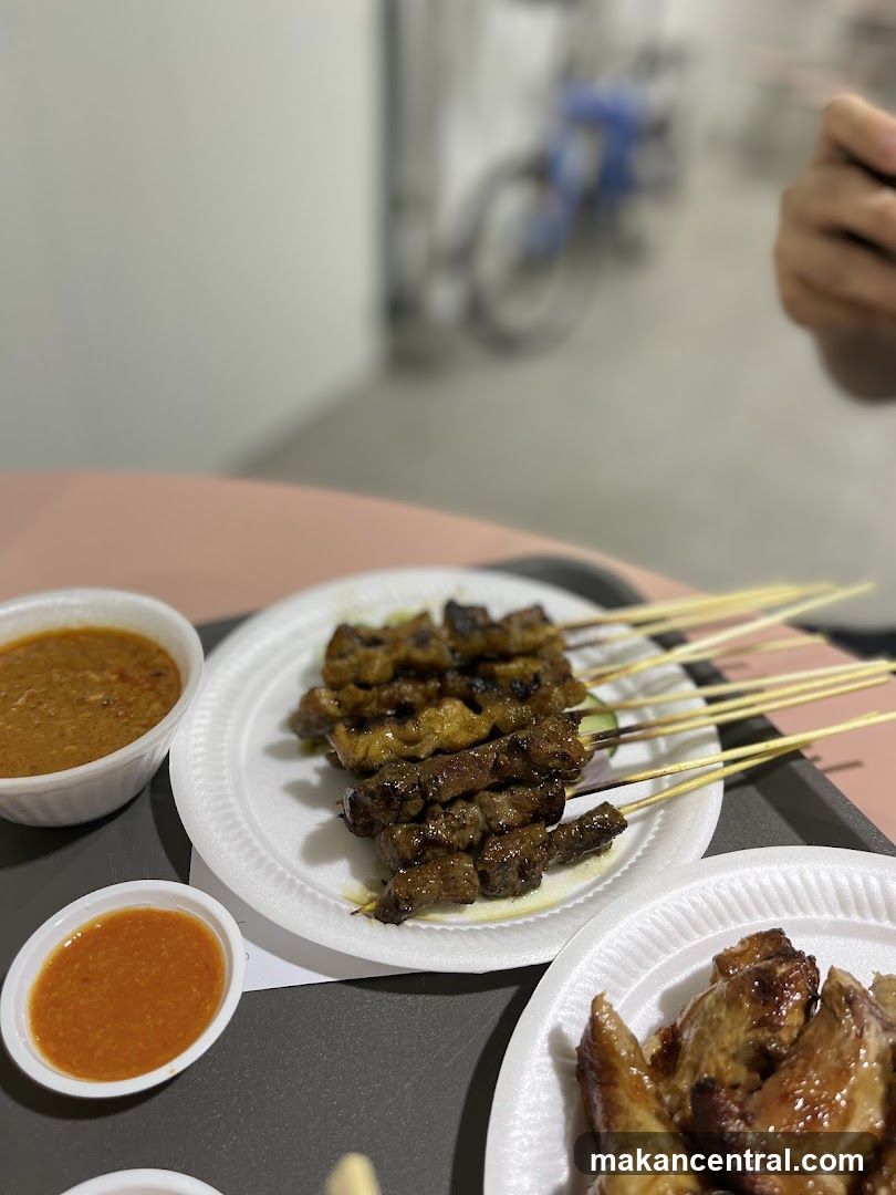 Satay and Chicken Wings