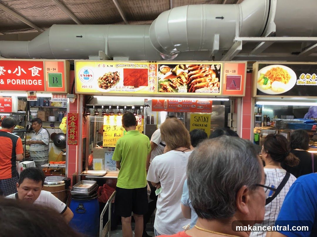 Food Stall with Various Dishes