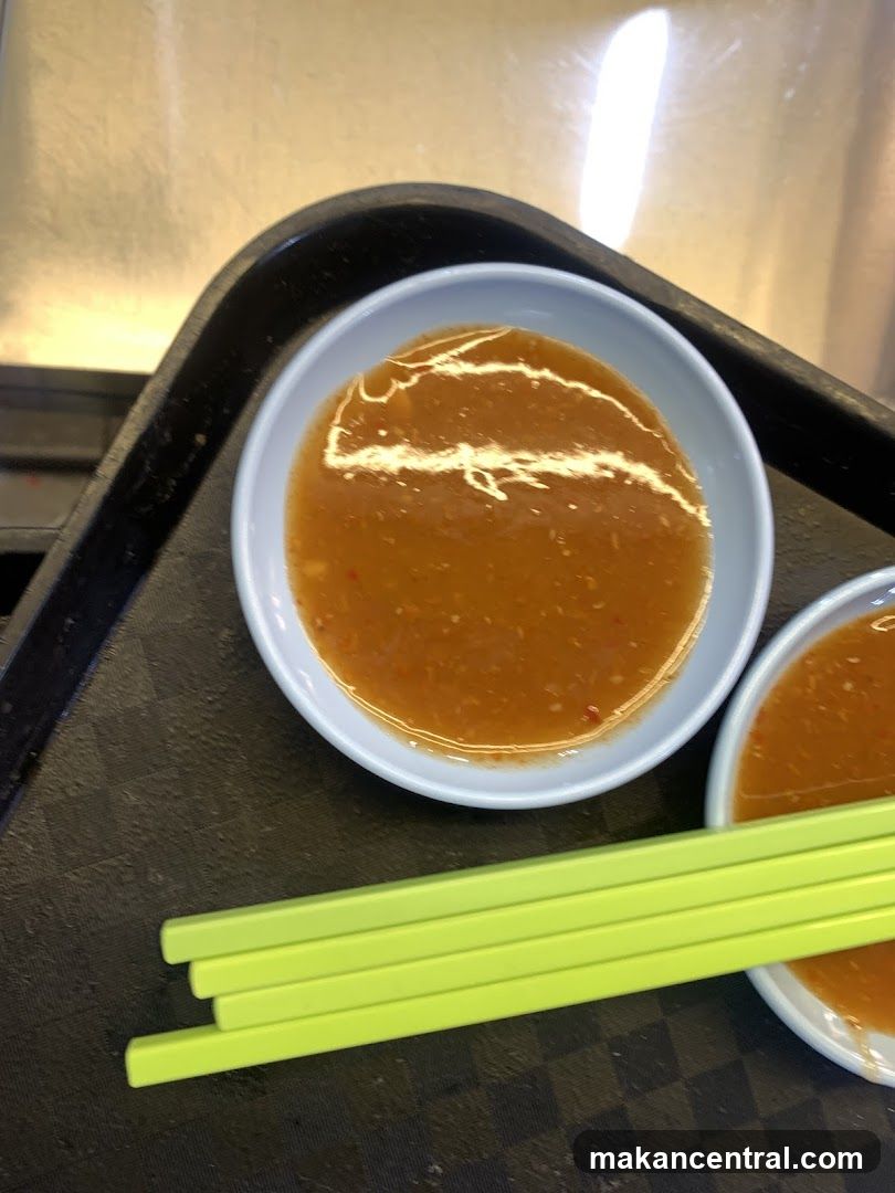 Dipping Sauces and Chopsticks