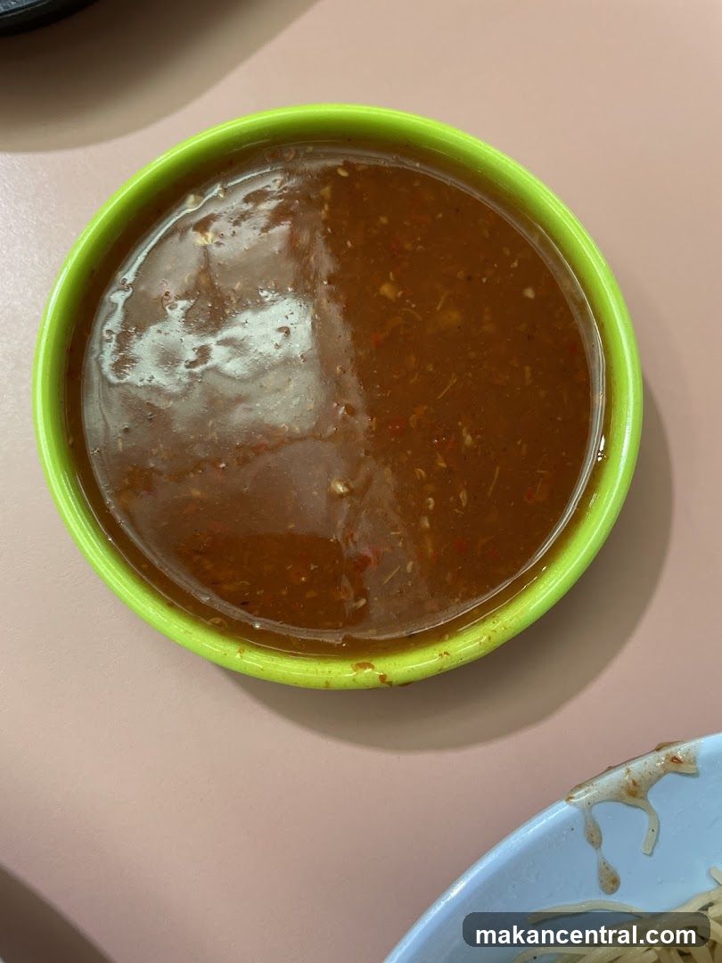 Sauce in a bowl