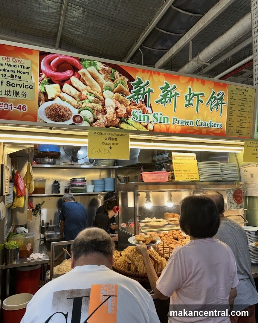 Sin Sin Prawn Crackers Stall