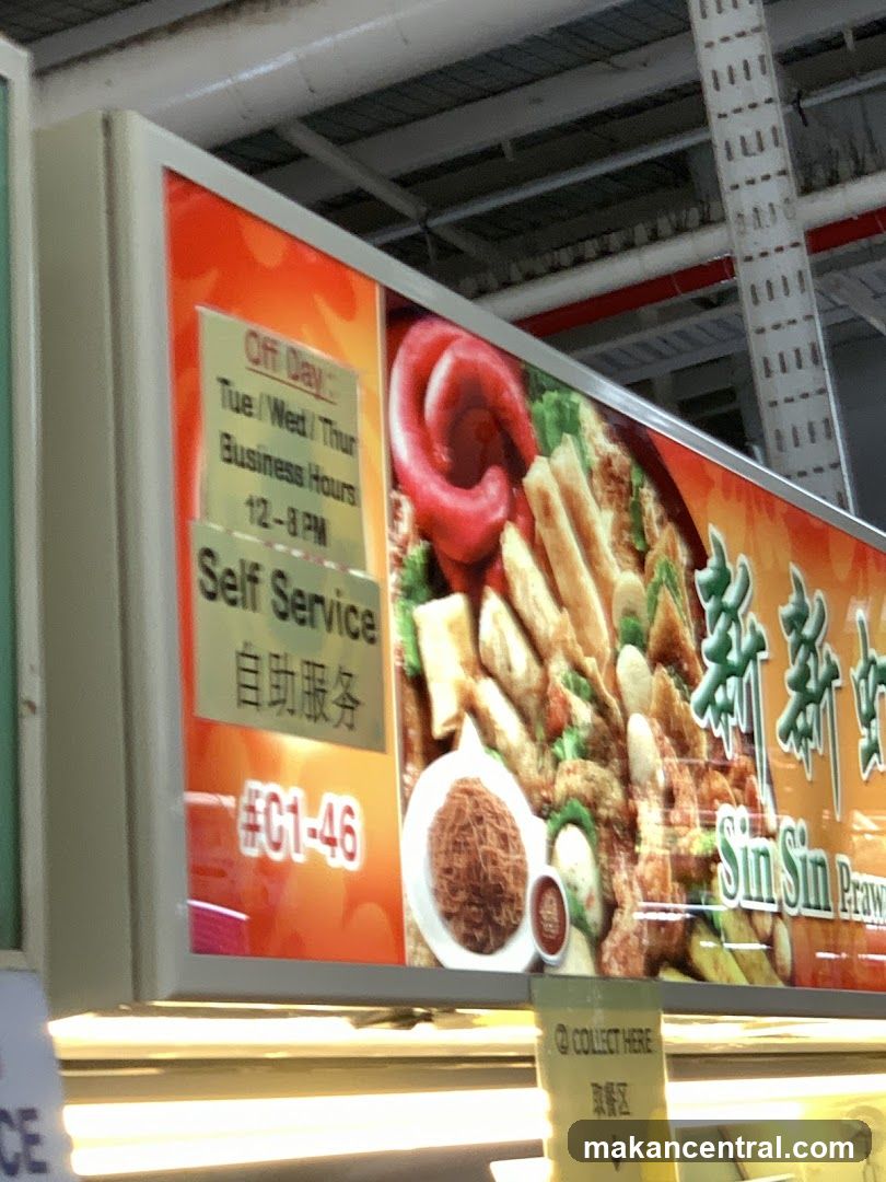 Food Stall Signage