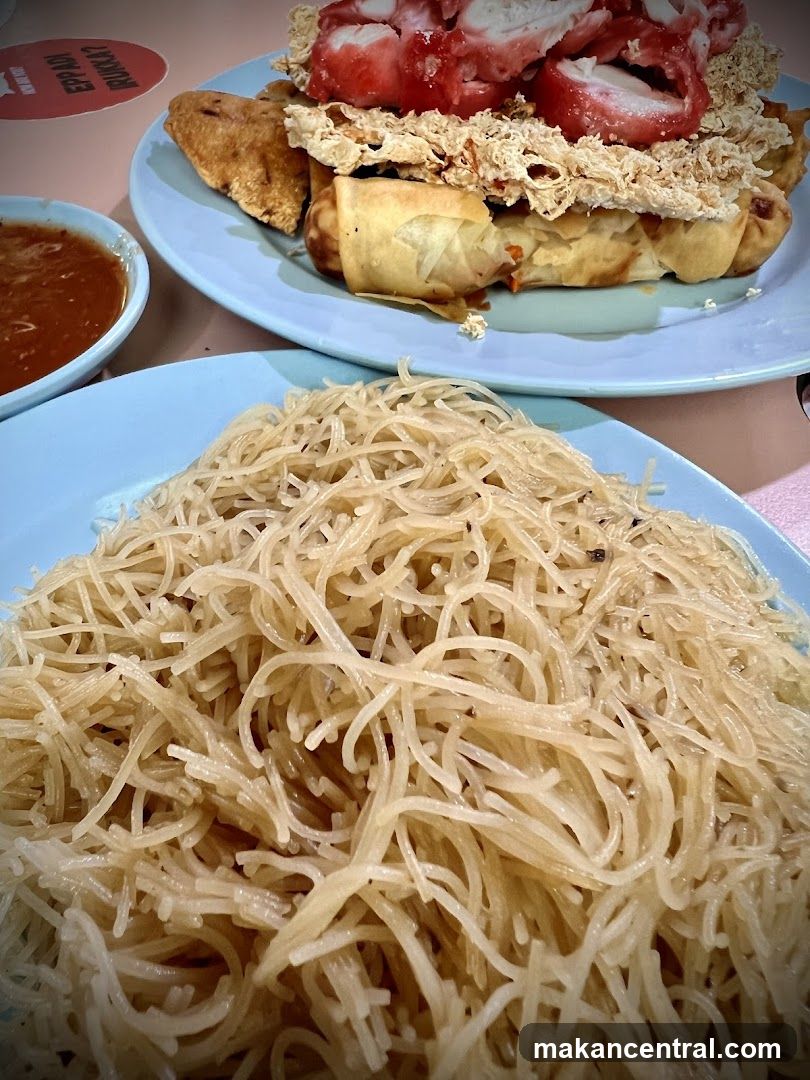 Noodles and Fried Food