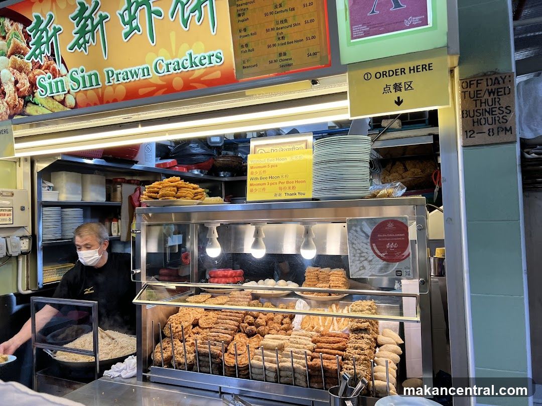 Sin Sin Prawn Crackers Stall