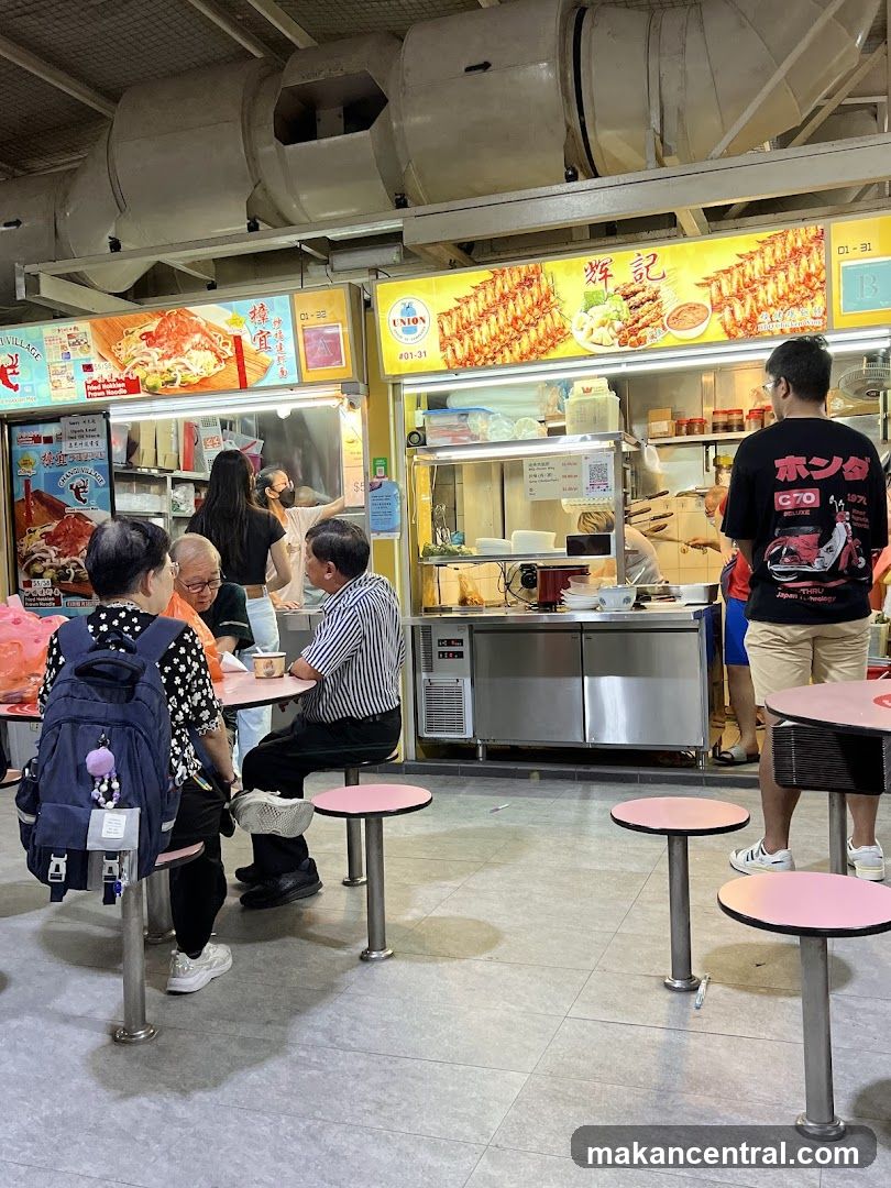 Food Stalls at a Market