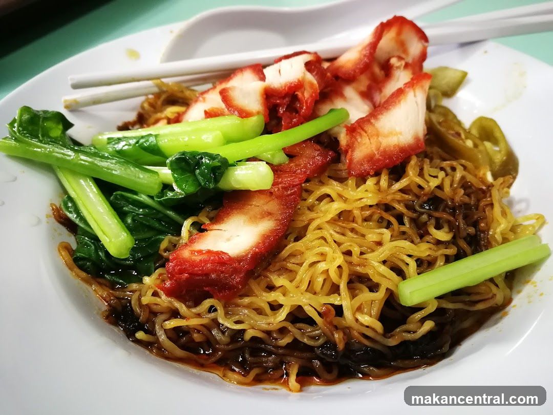 Noodles with Char Siu and Vegetables
