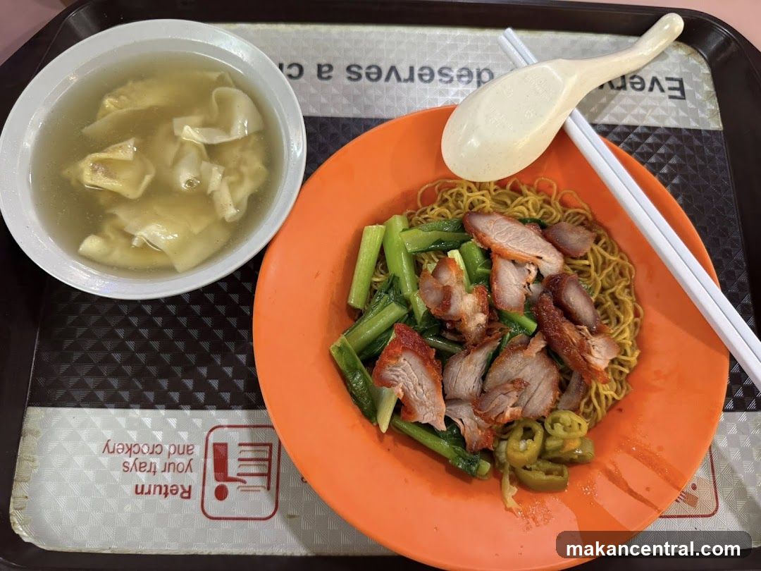 Noodles with Char Siu and Wontons