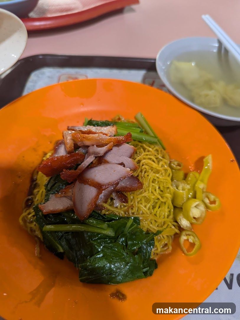 Noodles with Char Siu and Greens