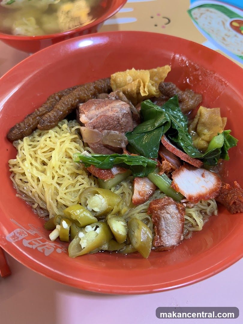 Noodles with Char Siu and Wontons