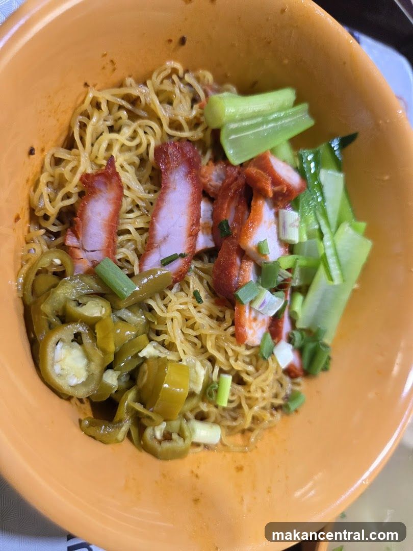 Noodles with Char Siu and Vegetables