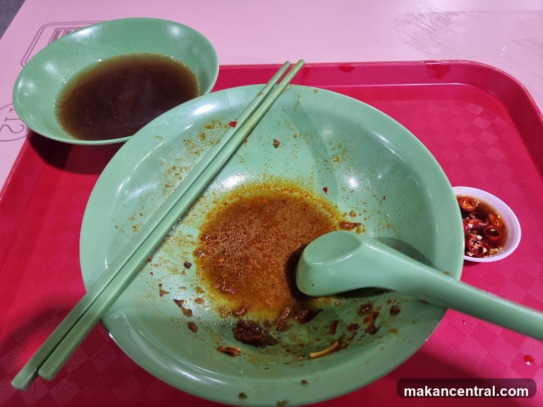 Leftover Food on Tray