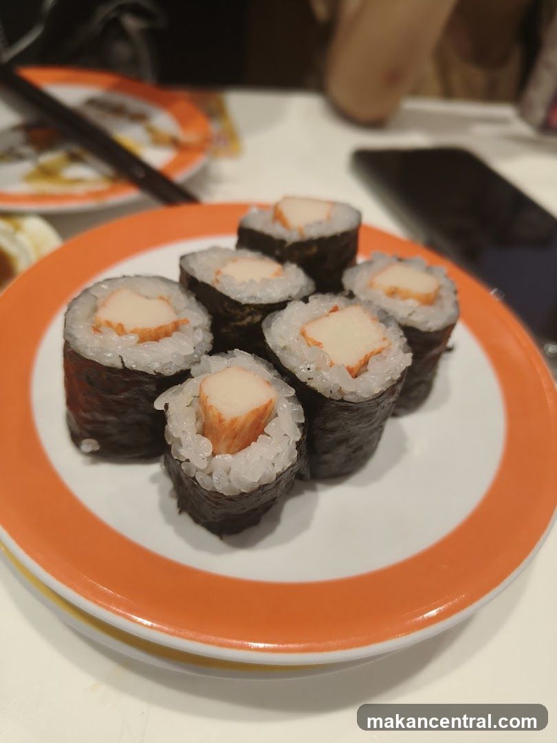 Crab Stick Sushi Rolls