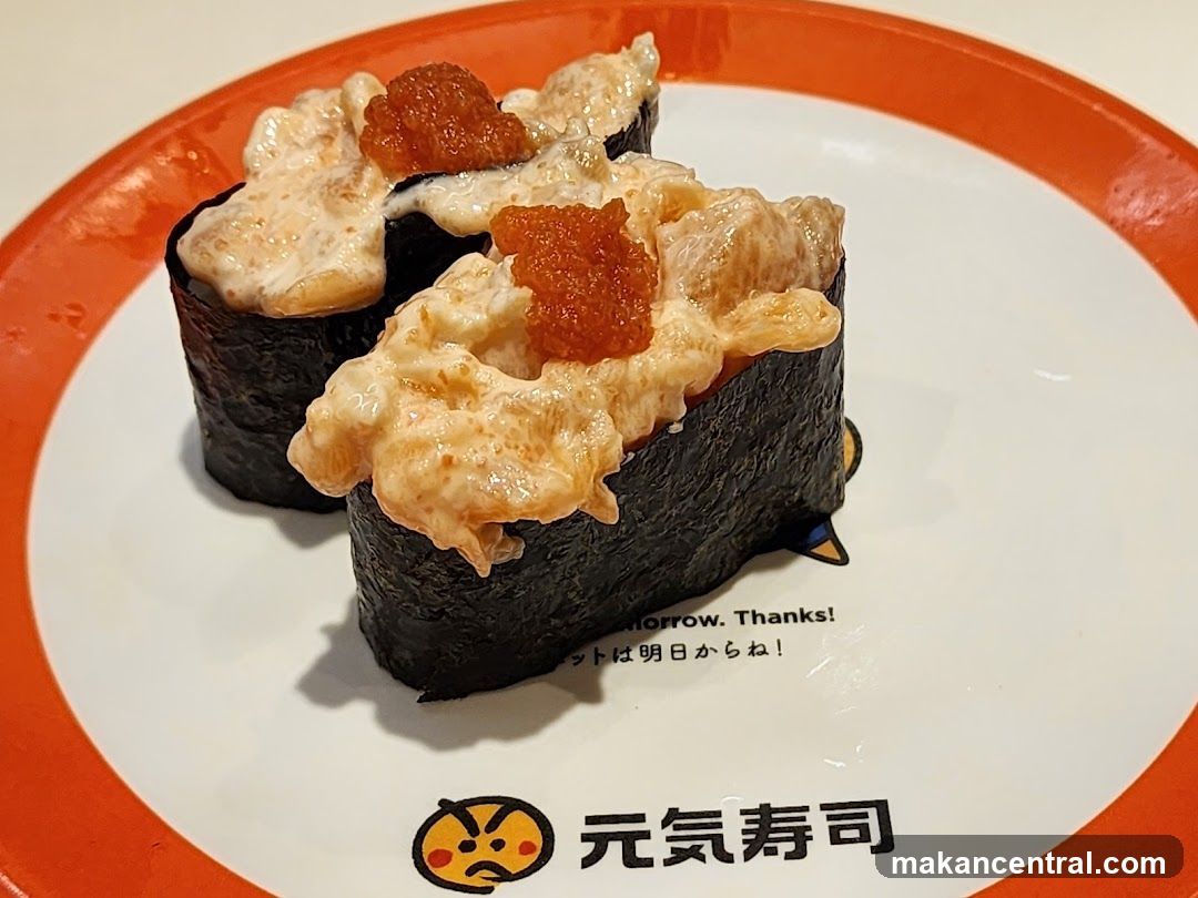 Spicy Tuna Gunkan Maki Sushi