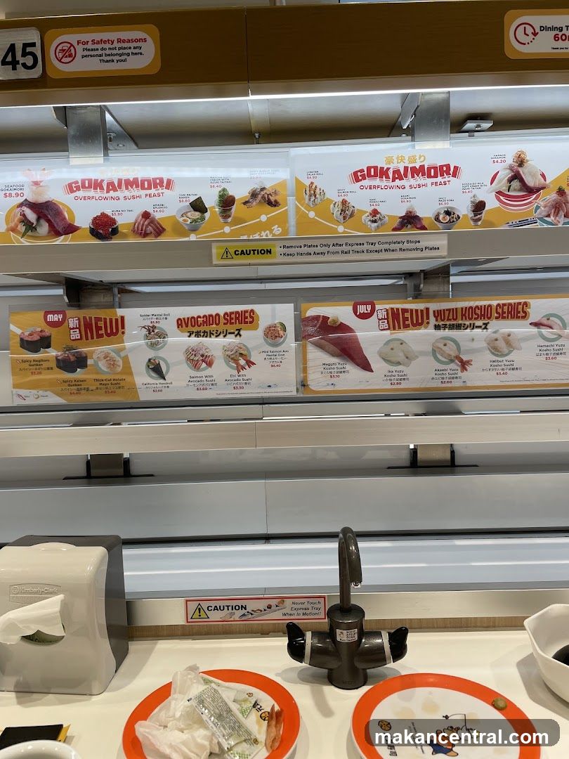 Sushi Conveyor Belt Display