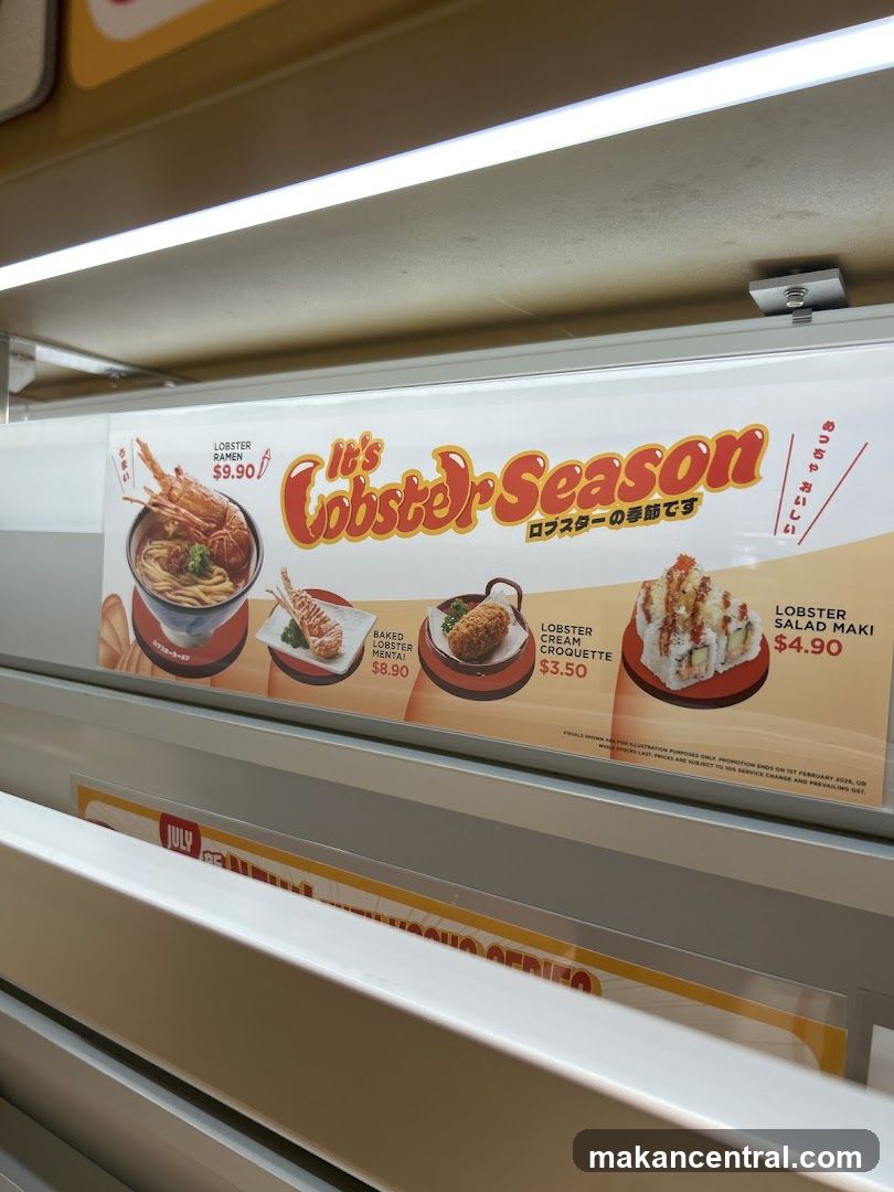Lobster Season Menu