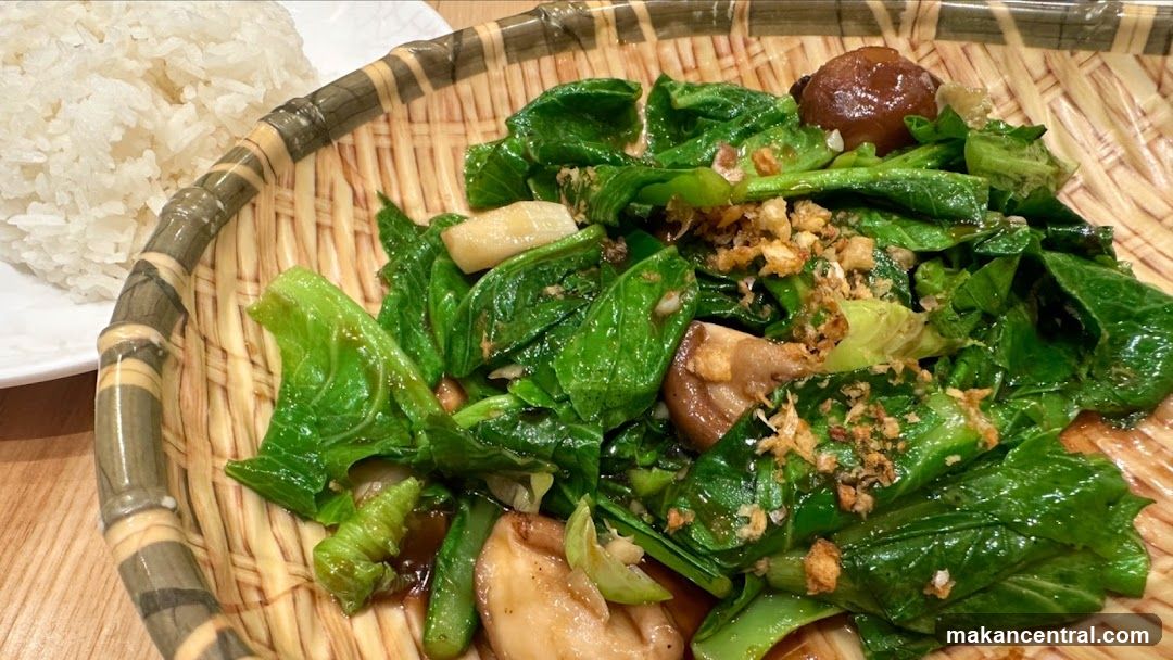 Stir-fried Greens with Rice