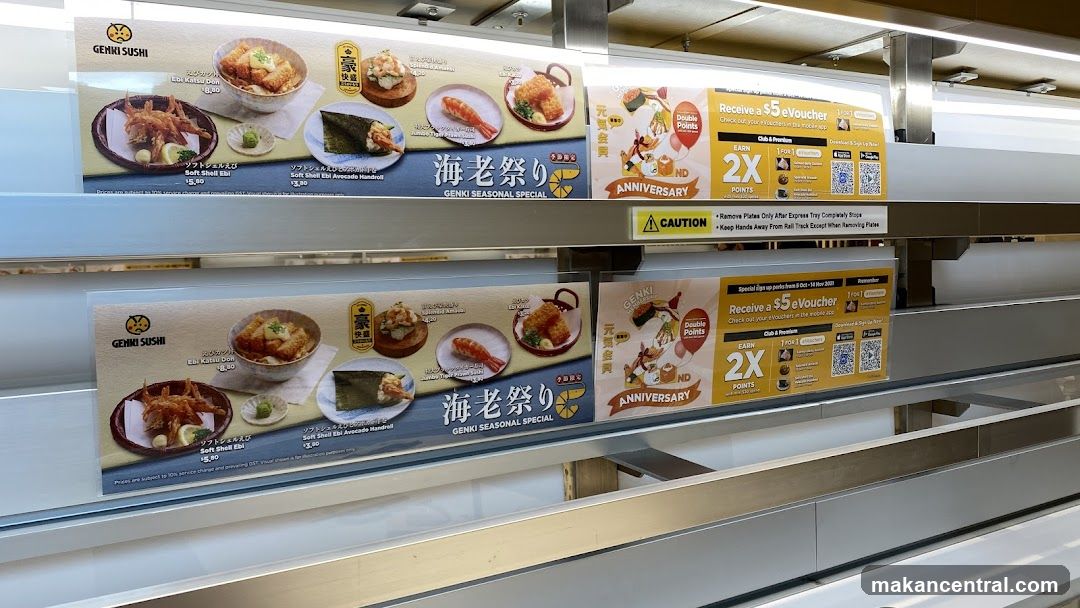 Genki Sushi Menu and Promotion