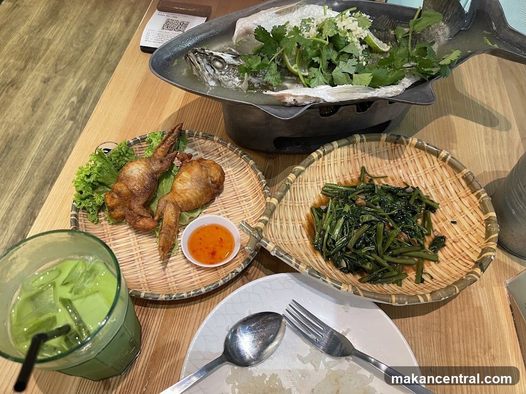 Table with Vietnamese Food