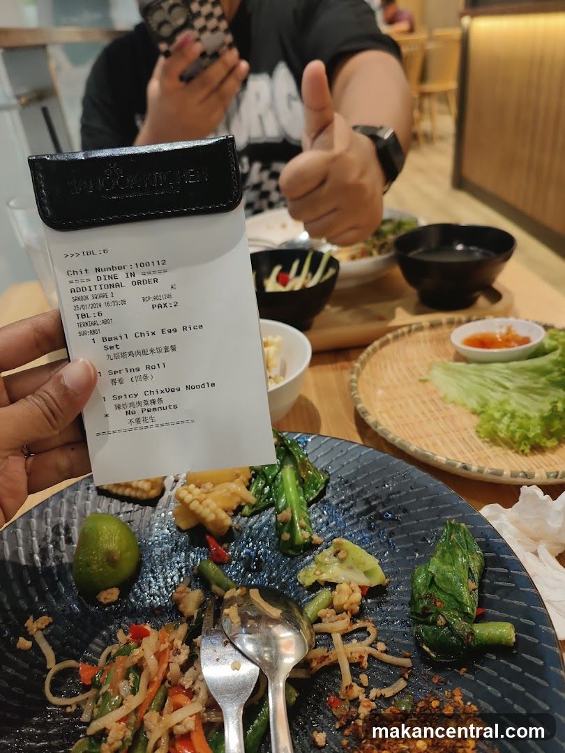 Receipt and Food