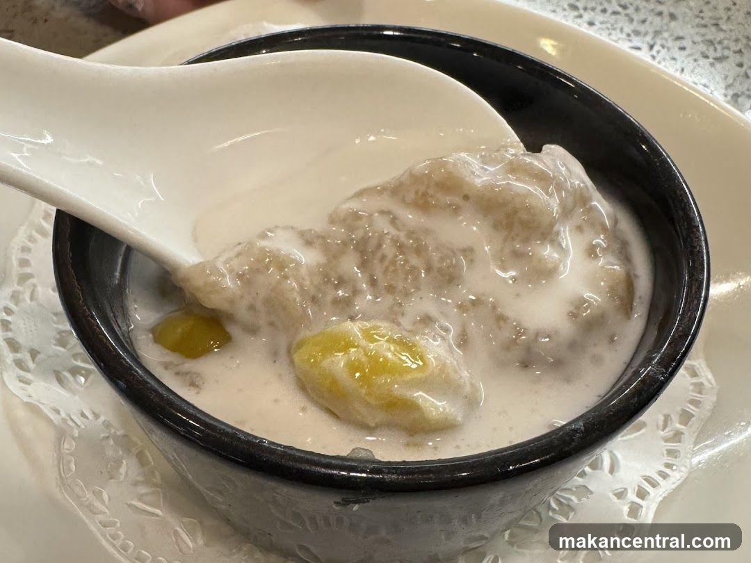 Dessert with Tapioca and Fruit
