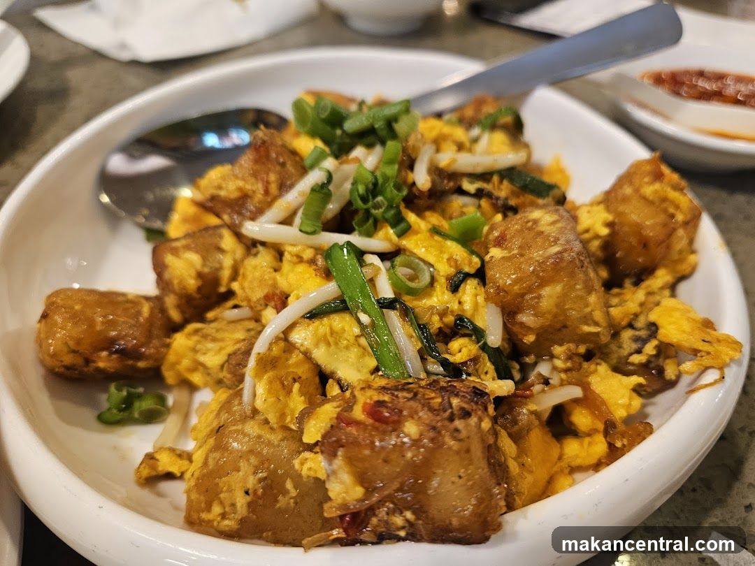 Fried Turnip Cake with Scrambled Eggs