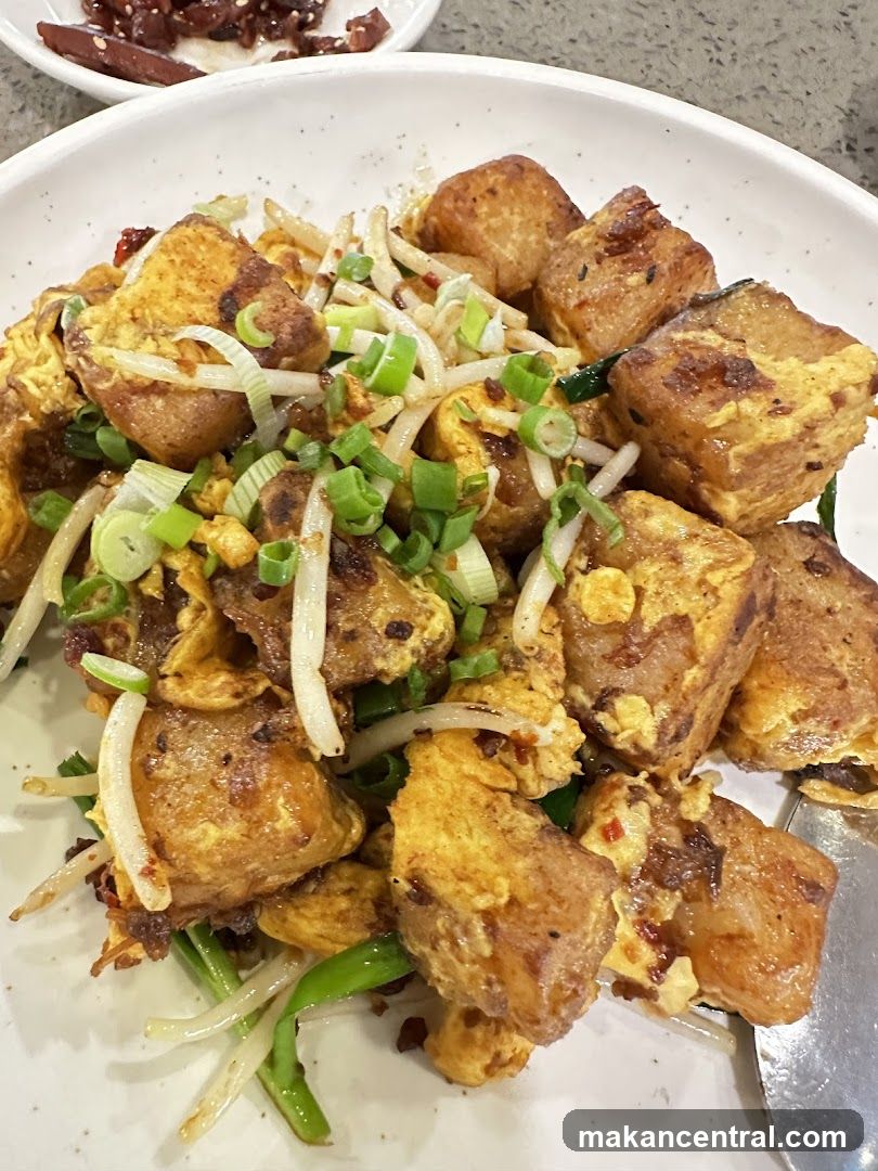 Fried Tofu and Egg Dish