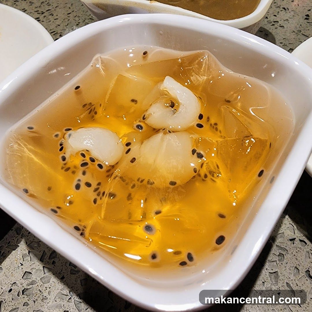 Lychee and Passion Fruit Jelly